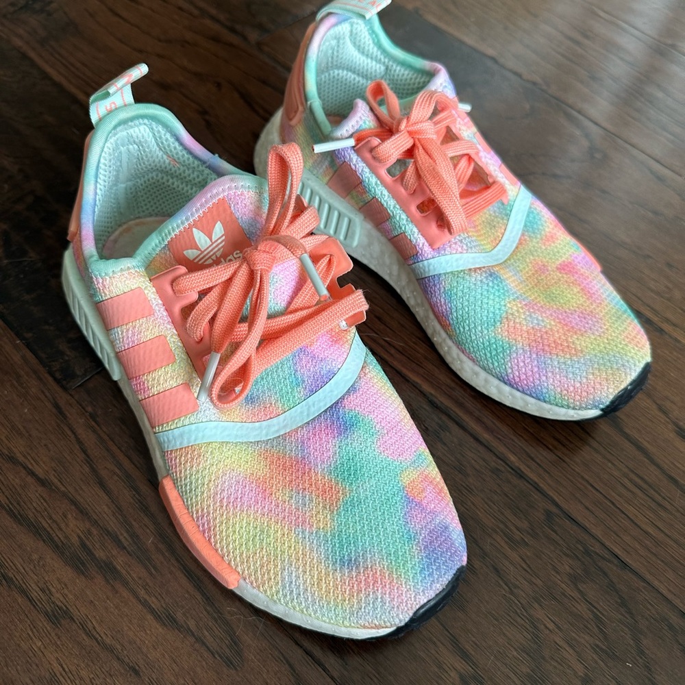 PRICE DROP- Closet clean out. Adidas NMD tie dye size 7